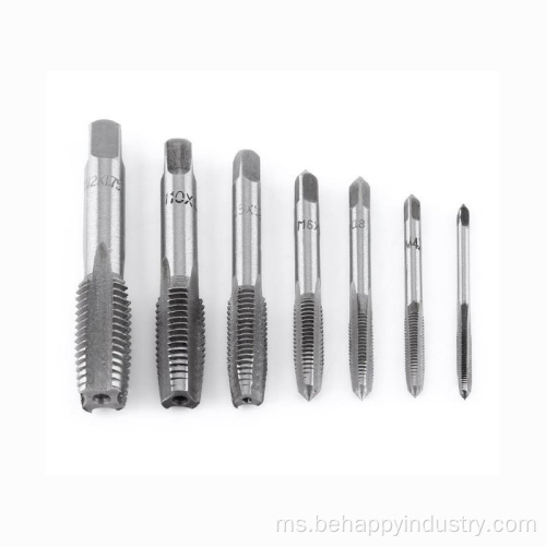 7PCS Metric Thread Steel Tap Tapping Alat